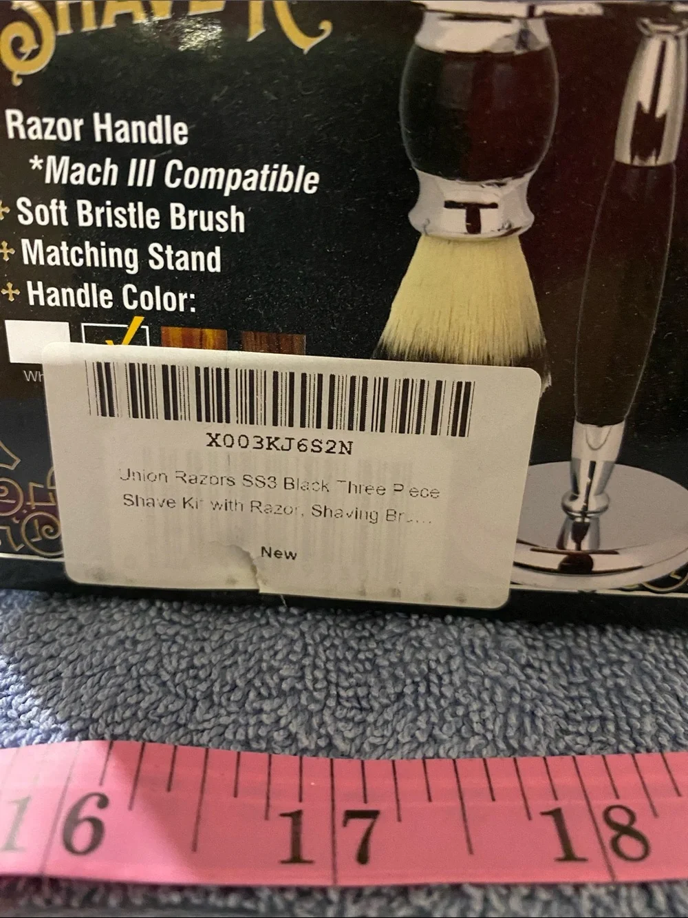 Union Razors Three Piece Shave Kit - NIB